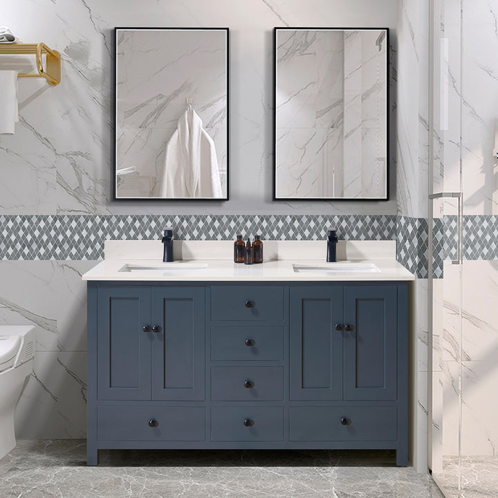 Ballagh 9.9" x 12" Diamond Laminated Glass Mosaic Mix Aluminum Wall Tile