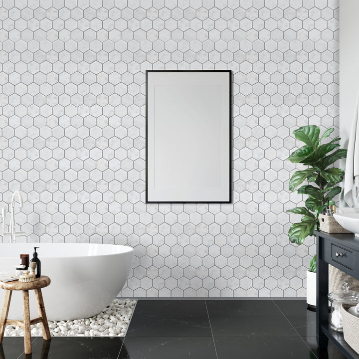 Burgos Marble Mosaic Floor and Wall Tile