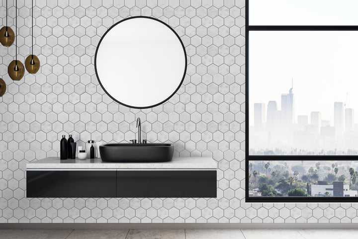Burgos Marble Mosaic Floor and Wall Tile