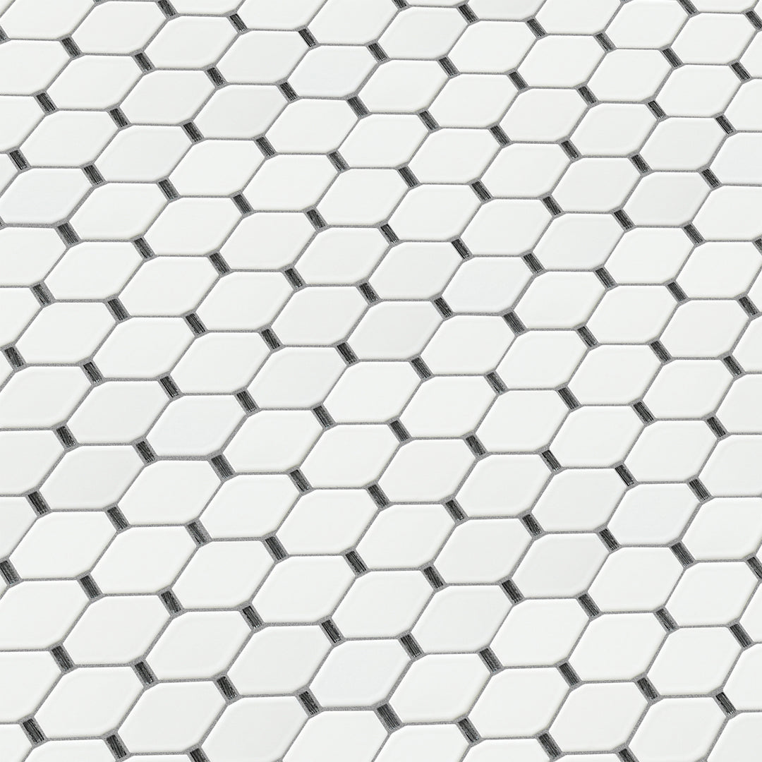 Badajoz 11.5” x 10.94” Honeycomb Glass Mosaic Floor and Wall Tile