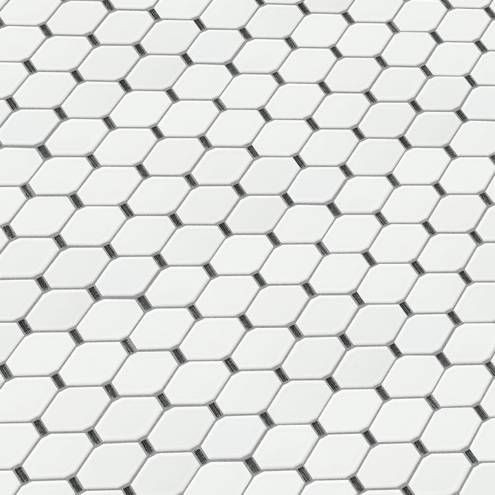 Badajoz 11.5” x 10.94” Honeycomb Glass Mosaic Floor and Wall Tile