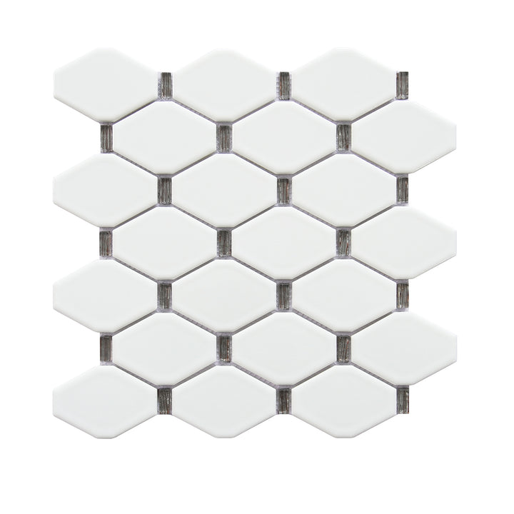 Badajoz  11.5” x 10.94” Honeycomb Glass Mosaic Wall Tile