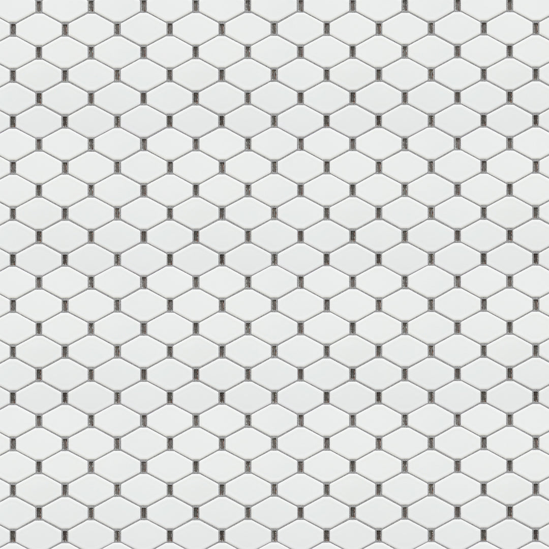Badajoz  11.5” x 10.94” Honeycomb Glass Mosaic Wall Tile