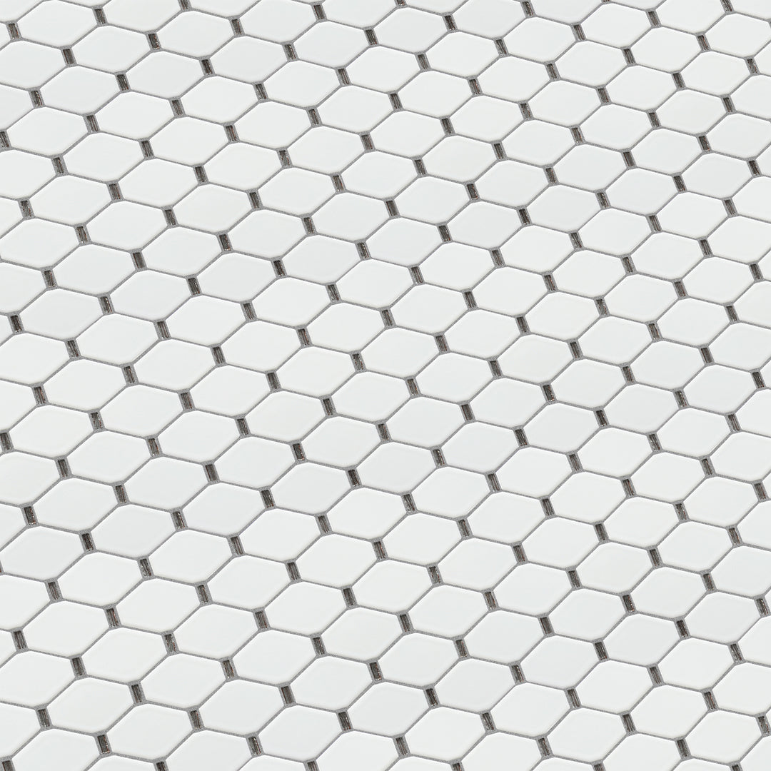 Badajoz  11.5” x 10.94” Honeycomb Glass Mosaic Wall Tile
