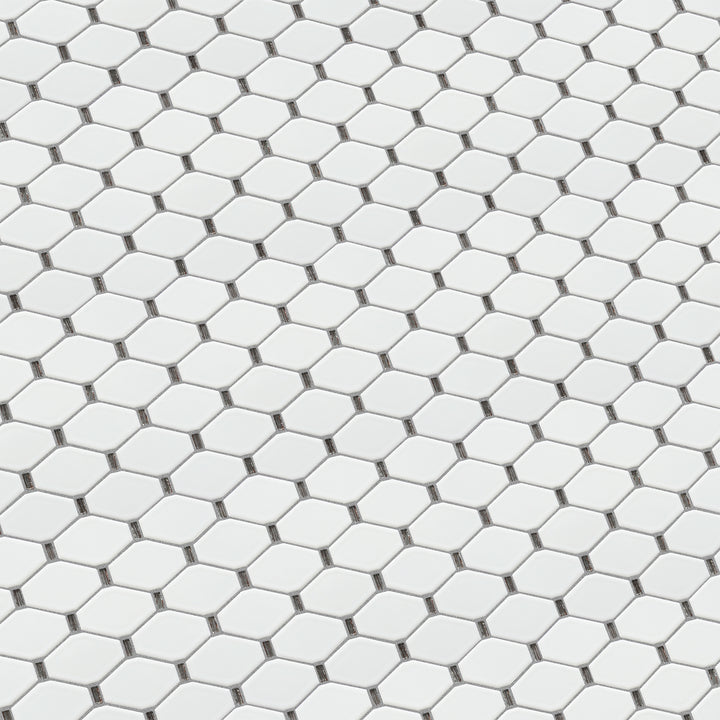 Badajoz  11.5” x 10.94” Honeycomb Glass Mosaic Wall Tile