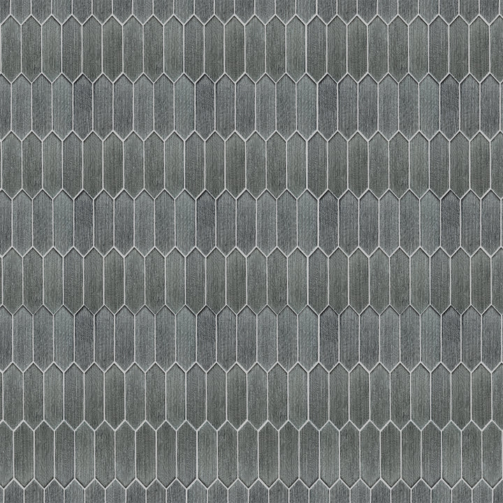 Windey 10.9" x 11.3" Hexagon Laminated Glass Mosaic Wall Tile