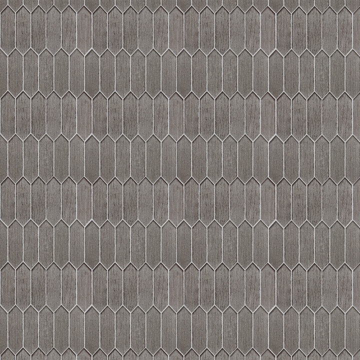 Windey 10.9" x 11.3" Hexagon Laminated Glass Mosaic Wall Tile