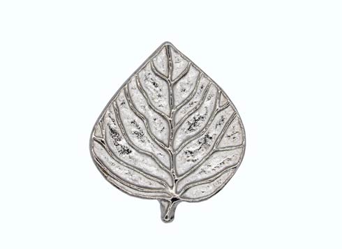 Buck Snort Lodge Decorative Hardware Cabinet Knobs and Pulls Single Aspen Leaf