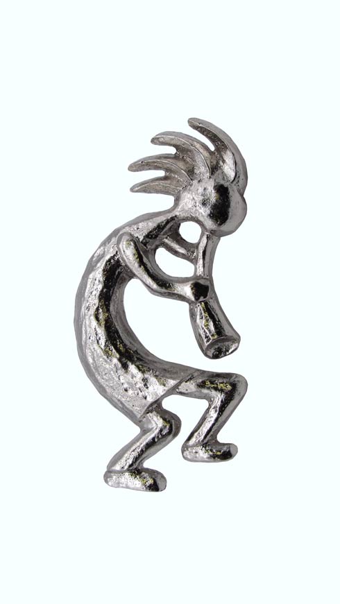 Buck Snort Lodge Hardware Kokopelli Cabinet Knob Facing Right