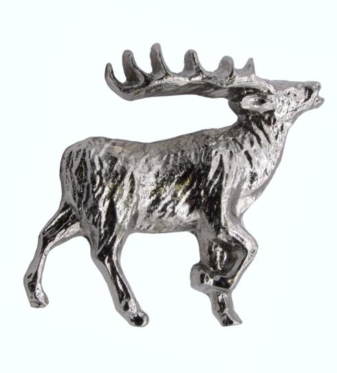 Buck Snort Lodge Decorative Hardware Cabinet Knobs and Pulls Walking Elk - FACING RIGHT