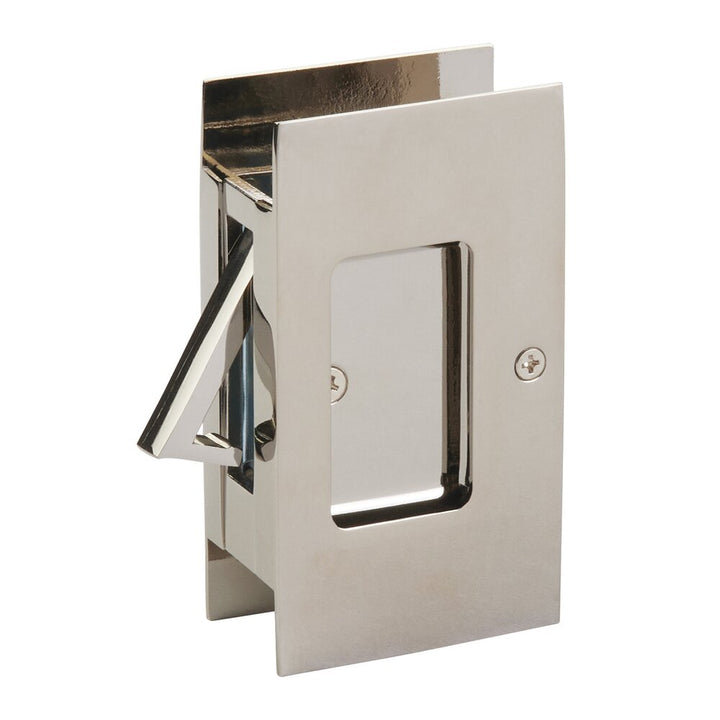 Door Accessories Collection Passage Modern Rectangular Pocket Door Lock by Emtek-PASSAGE