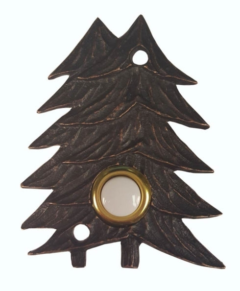 Buck Snort Lodge Pine Christmas Tree Doorbell