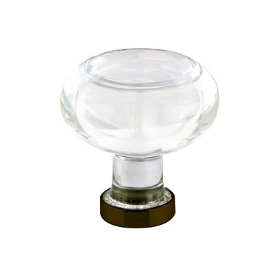 1 1/4" Diameter Georgetown Knob  by Emtek-CRYSTAL