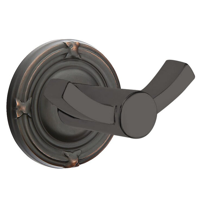 Modern Brass Collection Ribbon & Reed Double Hook  by Emtek
