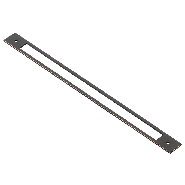 Modern Cabinet Hardware Collection 12" Centers Backplate for Pull  by Emtek