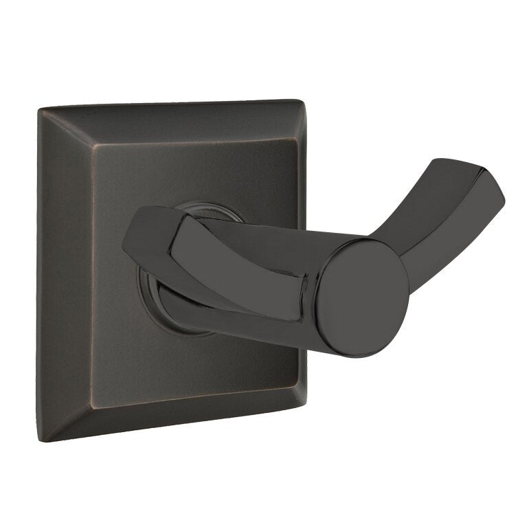 Modern Brass Collection Quincy Double Hook by Emtek