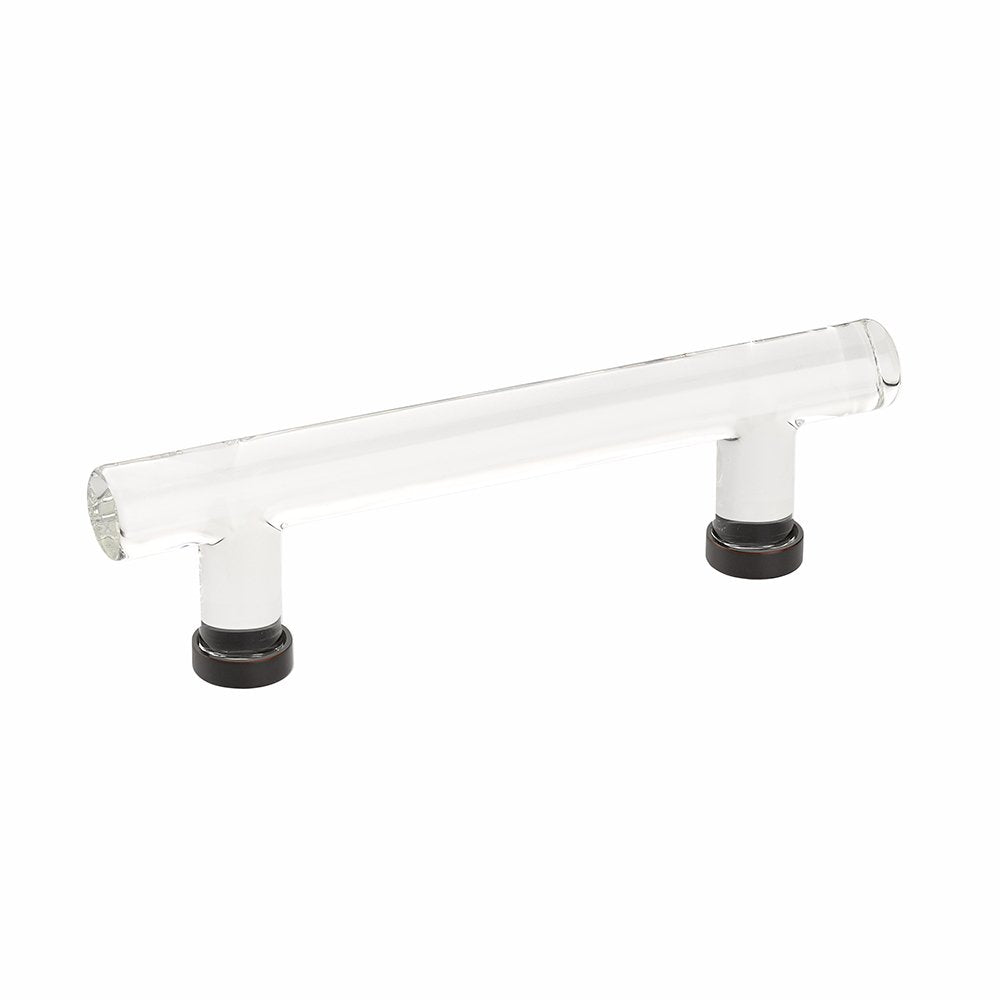 4" Centers Bar Pull by EMTEK-CRYSTAL