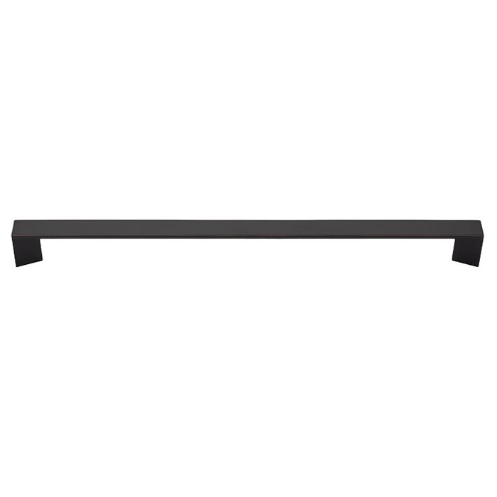 12" Concealed Surface Mount Trinity Appliance Pull in Flat Black by Emtek