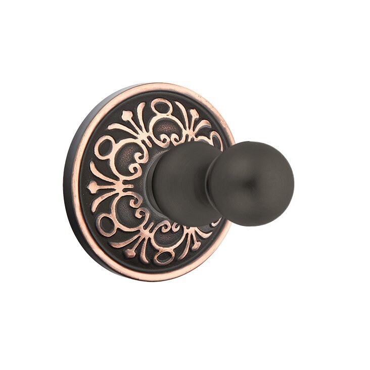 Traditional Brass Collection Lancaster Single Hook  by Emtek
