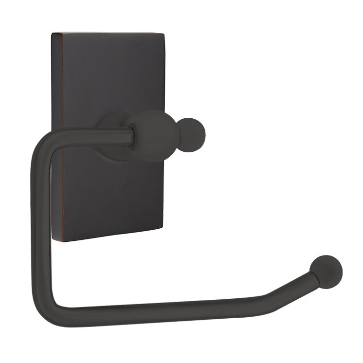 Traditional Brass Collection Modern Rectangular Bar Style Tissue Holder by Emtek