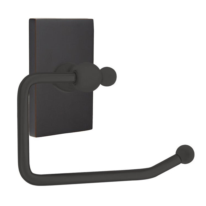 Traditional Brass Collection Modern Rectangular Bar Style Tissue Holder by Emtek