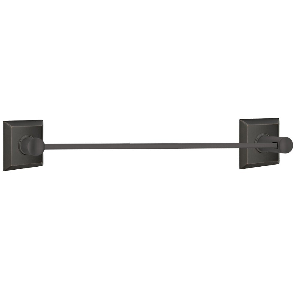 Modern Brass Collection Quincy 30" Single Towel Bar  by Emtek