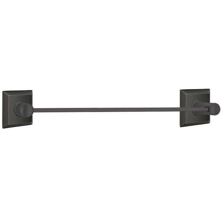 Modern Brass Collection Quincy 30" Single Towel Bar  by Emtek