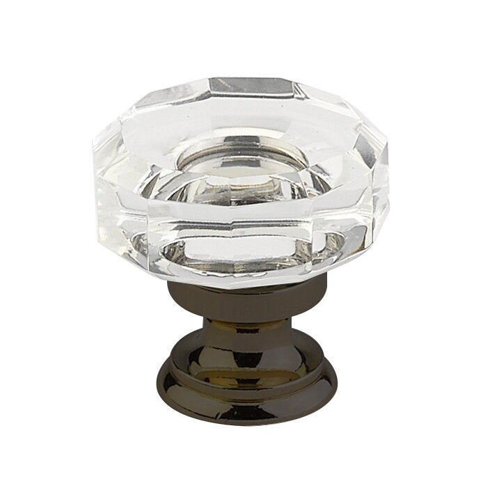 1 3/8" Diameter Lowell Knob by Emtek-CRYSTAL