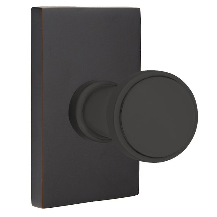 Transitional Brass Collection Transitional Brass Hook with Modern Rectangular Rosette  by Emtek