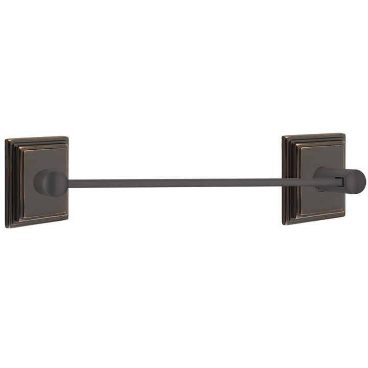 Modern Brass Collection Wilshire 24" Single Towel Bar by Emtek