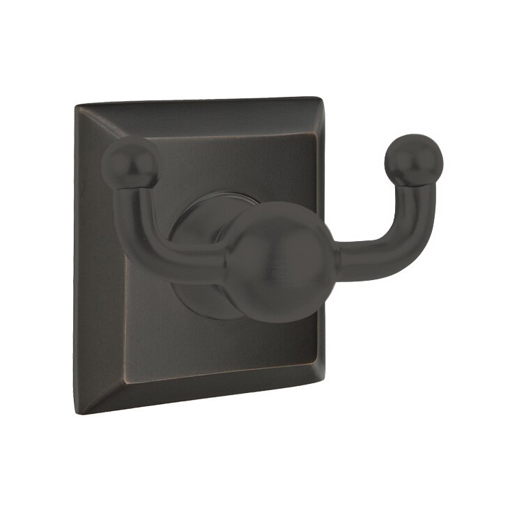 Traditional Brass Collection Quincy Double Hook by Emtek