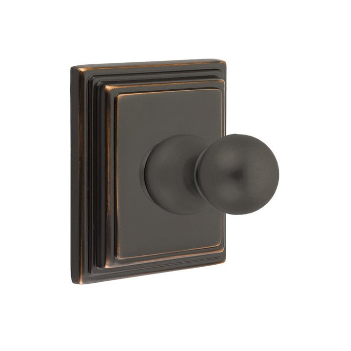 Traditional Brass Collection Wilshire Single Hook  by Emtek