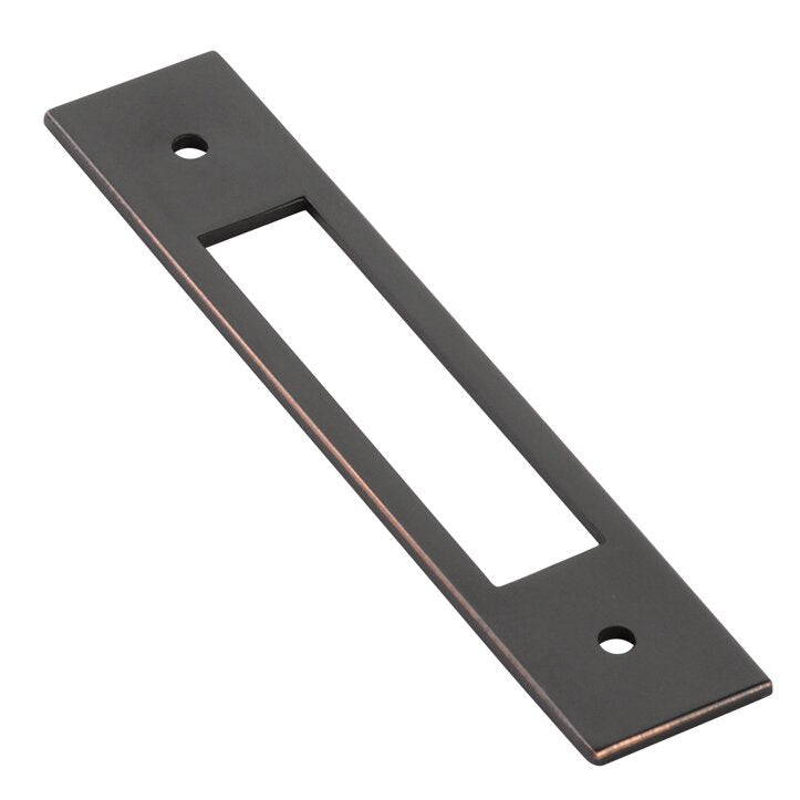 Modern Cabinet Hardware Collection 6" Centers Backplate for Pull  by Emtek