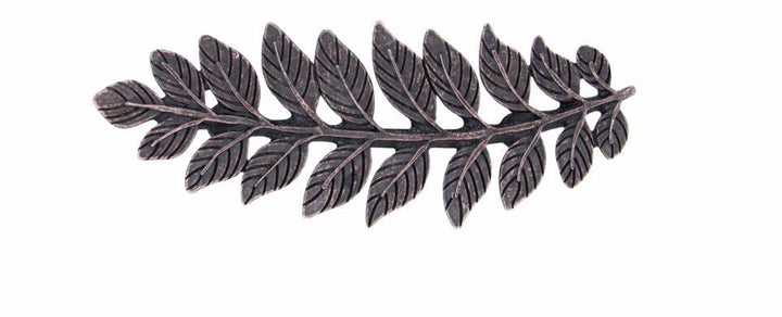 Buck Snort Lodge Fern Leaf 2-15/16-in Center to Center Cabinet Pull