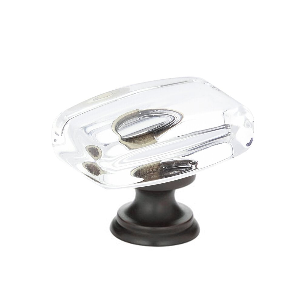 1 5/8" Long Windsor Knob by Emtek -Crystal