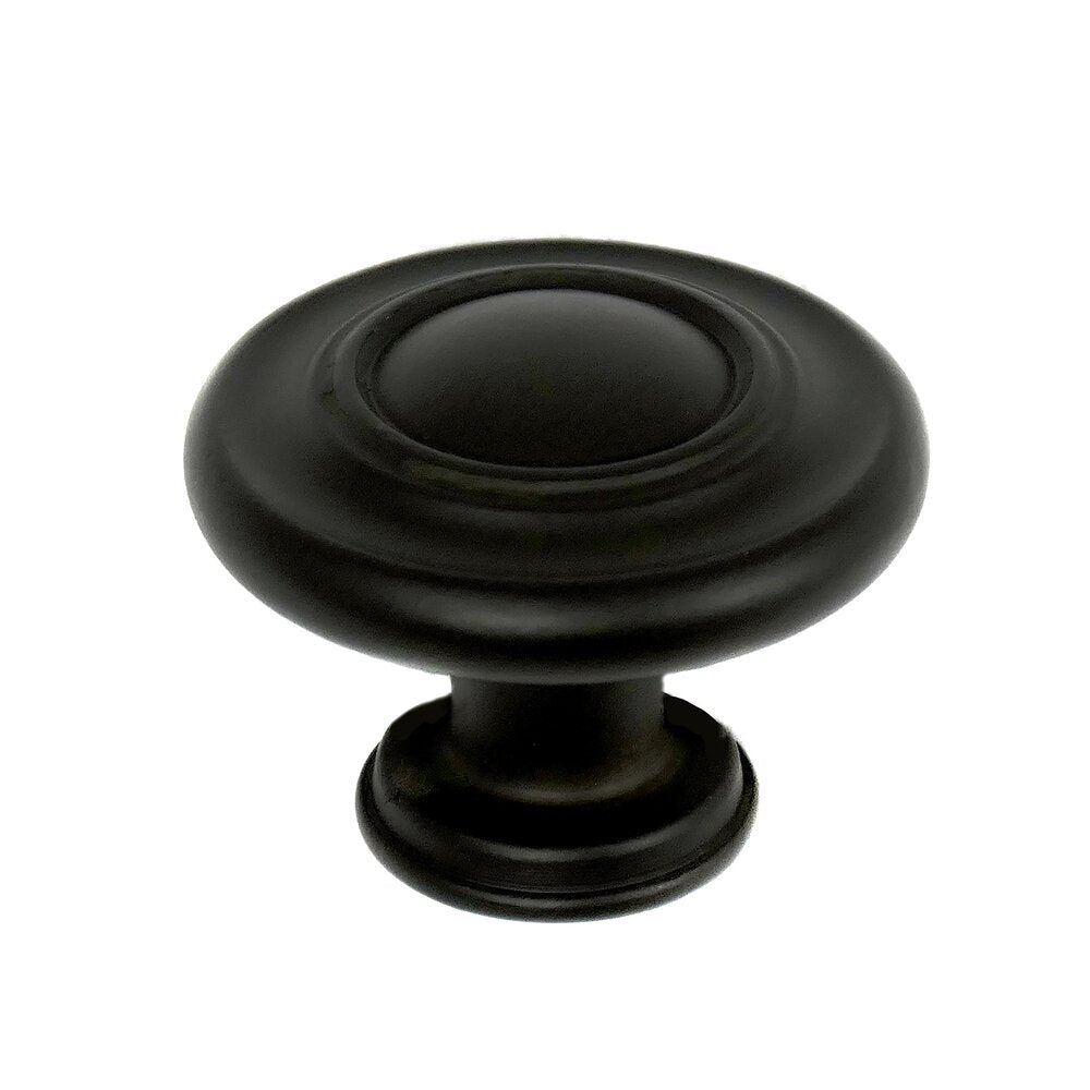 Windsor Collection 1 3/8" Knob in Weathered Antique Bronze by Laurey Hardware