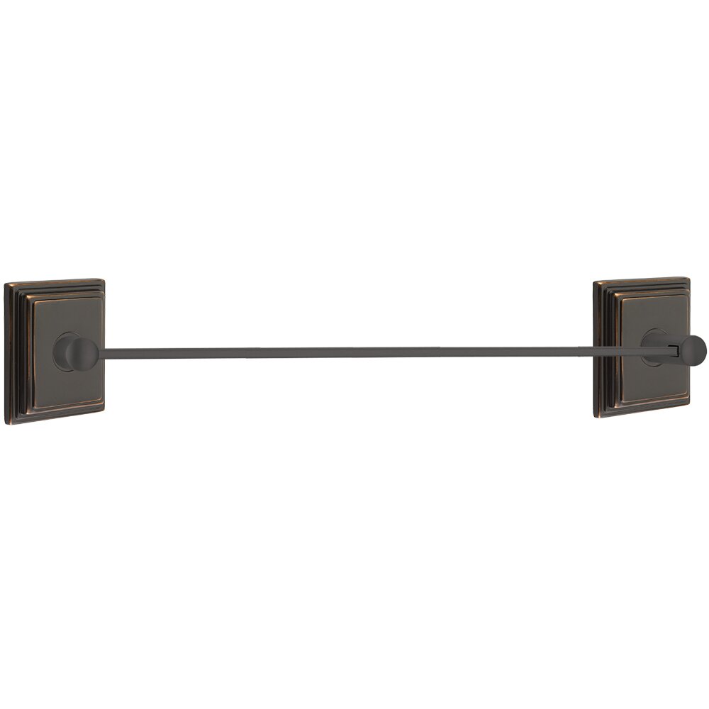 Modern Brass Collection Wilshire 30" Single Towel Bar by Emtek