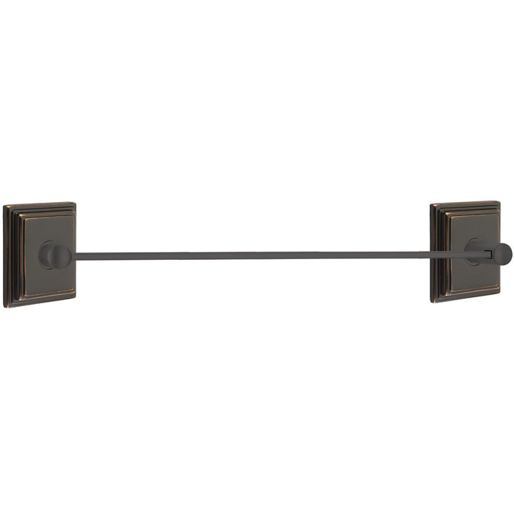 Modern Brass Collection Wilshire 30" Single Towel Bar by Emtek
