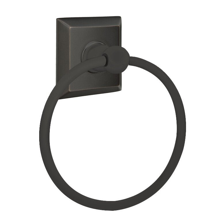 Traditional Brass Collection Quincy Towel Ring  by Emtek