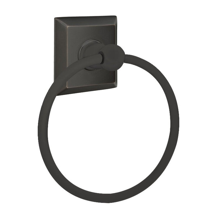 Traditional Brass Collection Quincy Towel Ring  by Emtek