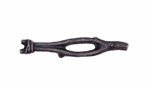 Buck Snort Lodge Decorative Hardware Cabinet  Pulls Large Twig Pull 2-15/16-in Center to Center