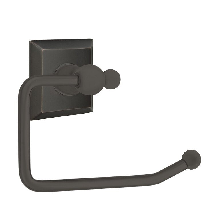 Traditional Brass Collection Quincy Bar Style Tissue Holder by Emtek