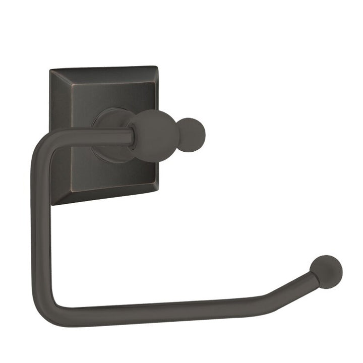 Traditional Brass Collection Quincy Bar Style Tissue Holder by Emtek