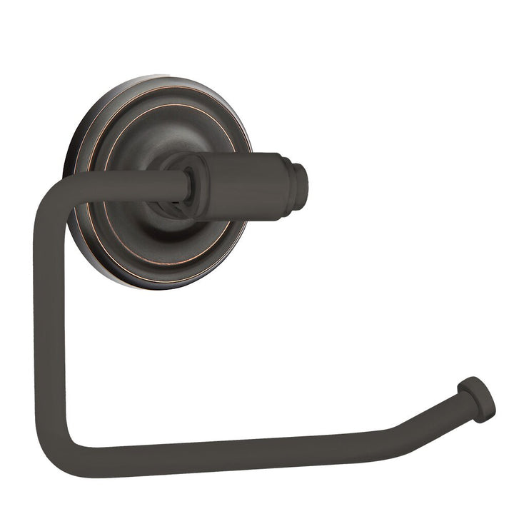 Transitional Brass Collection Transitional Brass Toilet Paper Holder with Small Regular Rosette  by Emtek