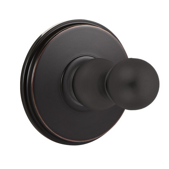 Traditional Brass Collection Single Hook with Watford Rosette  by Emtek