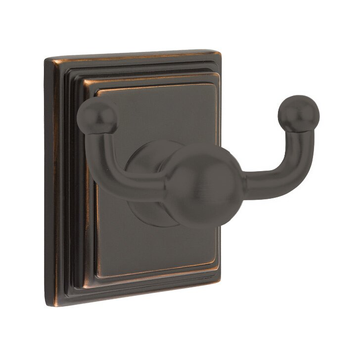 Traditional Brass Collection Wilshire Double Hook by Emtek