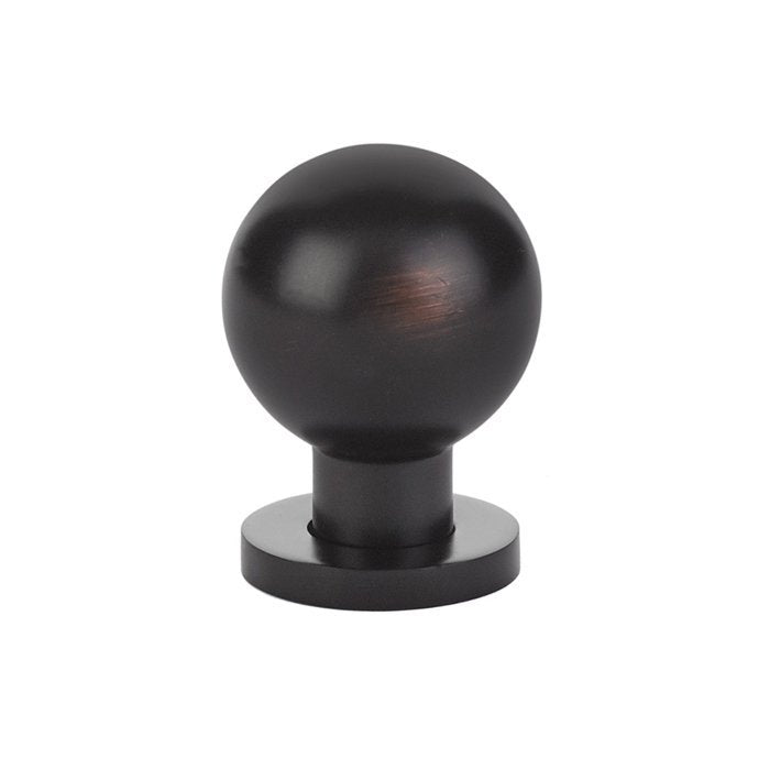 1" Diameter Globe Knob in Satin Brass by Emtek