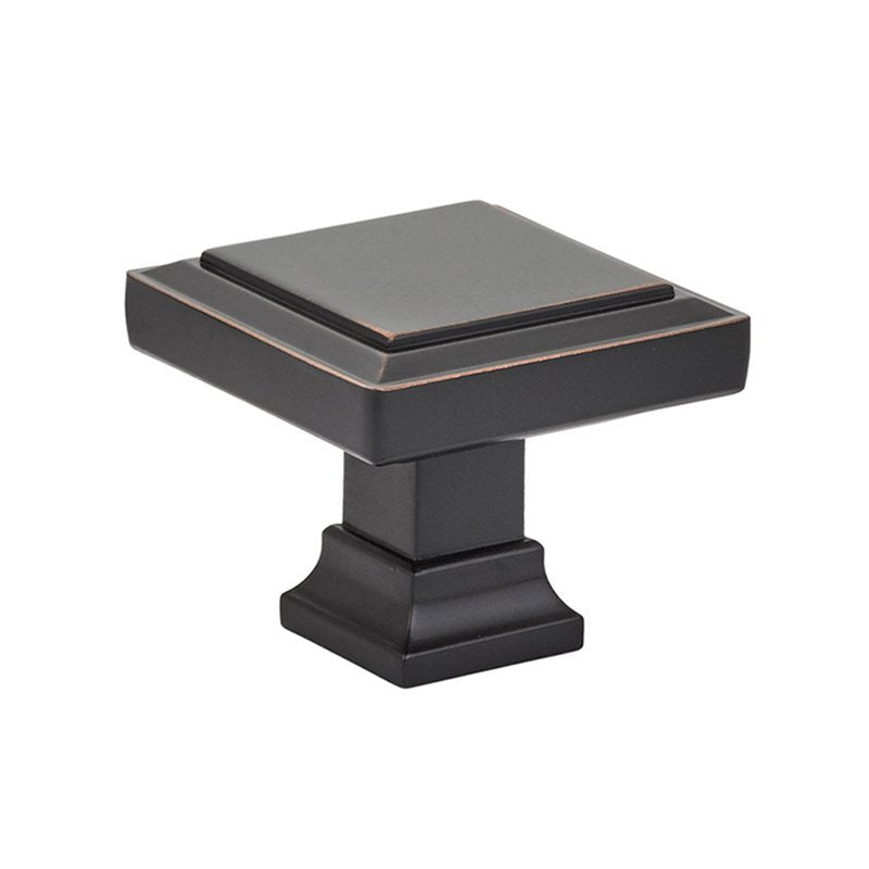 Geometric Collection 1 1/4" (32mm) Geometric Square Knob  by Emtek