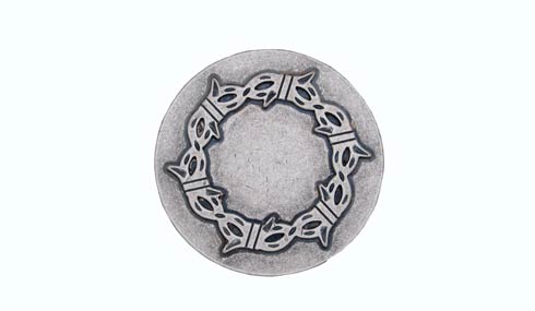 Buck Snort Lodge Decorative Hardware Barbed Wire Round Cabinet Knob