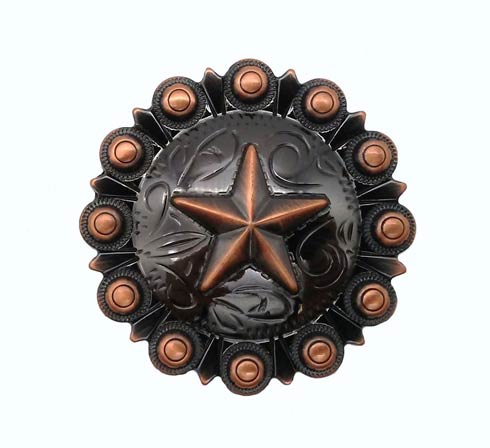 Buck Snort Lodge Decorative Hardware Star Conch Round Cabinet Knob